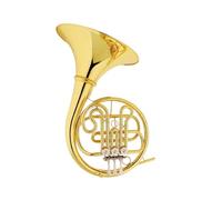 Cor D'harmonie Instrument Professionnel Cor Français Professionnel Pour Débutant Instrument À Vent À Quatre Touches Et Une Seule Rangée Clé Plate En Si Bémol(12)