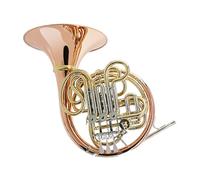 Cor D'harmonie Instrument Professionnel Instrument À Corne À Deux Rangées Et Quatre Clés En Si Bémol Ou En Fa Jouant Des Cuivres(2)