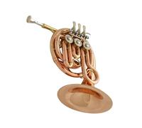 Cor D'harmonie Mini Cor Français Piccolo En Laiton Avec Gravure Sur Clé En Si Bémol Et Boîte