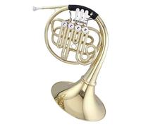 Cor d'harmonie portatif Instrument de musique cor français en laiton à piston