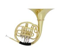 Cor Français Cor Dharmonie Fendu À Quatre Touches Plaqué Or En Laiton Instrument Vent Soufflé La Bouche Si Bémol Majeur