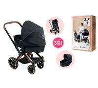 Landau 3-en-1 Corolle Cybex noir pour poupon 36 à 52cm