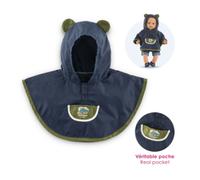 Corolle – Poncho de pluie Petit Explorateur pour poupon 30 cm Marine TU