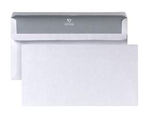 Cor postal 01239144 Enveloppes DIN Long + (125 x 235 mm), 80 g Blanc, autocollant, Lot de 1000