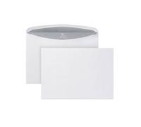 Cor postal Velox 01540148 Enveloppe Ier Housse de gommé, Coupe trapèze, C5, 162 x 229 mm, 80 g ISK Blanc Lot de 500