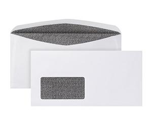 Cor postal Velox 02526852 Enveloppe Ier Housse avec fentes et de sécurité de fenêtre et de la mer nombre Impression Intérieure, ISK, Velox 2000, gommé, C6/5, 114 x 229 mm, 80 g Blanc Lot de 1000