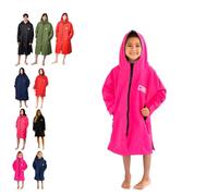COR Surf Parka de bain pour jeunes et adultes | Veste de natation imperméable avec fermetures éclair YKK de qualité supérieure et doublure en serviette douce (Pour les enfants)