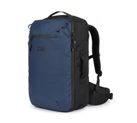 COR Surf Sac à dos de voyage pour ordinateur portable approuvé par le vol avec poches pour passeport secrètes (40L, Bleu Marine)