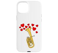 Cor ténor Saint Valentin Cuivres Musicien Mariage Coque pour iPhone 15 Plus