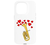 Cor ténor Saint Valentin Cuivres Musicien Mariage Coque pour iPhone 15 Pro