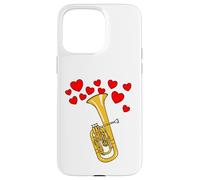 Cor ténor Saint Valentin Cuivres Musicien Mariage Coque pour iPhone 15 Pro Max