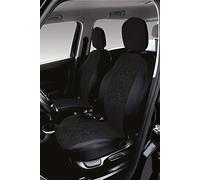 CORA 000129380 Housses de siège Avant personnalisées Fiat 500X-500L mosaïque Noire