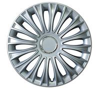 CORA 40746 Dino Ring Jeu de 4 enjoliveurs, 16 Pouces (35,6 cm), Gris alu