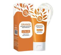 Coracode Gel Exfoliant aux Enzymes d'Orange,Gel Exfoliante pour le Visage et le Corps,Gommage Visage Exfoliant,Peeling Visages,Réduit les Imperfections,Gels Nettoyant pour Tous Types de Peaux，1pc