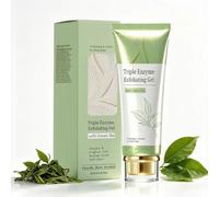 Coracode Gel Exfoliant,Triple Enzyme Green Tea Exfoliating Aqua Gel,1PC