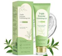 Coracode Triple Enzyme Exfoliating Gel, Coracode Gel Exfoliant Visage, Peeling Pied, Deep Pore Face Exfoliant, Gentle Facial Exfoliator, Natural Cellulose for Peeling, Reveal All-New Skin, 100g