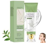 Coracode Triple Enzyme Exfoliating Gel,Triple Enzyme Green Tea Exfoliating Aqua Peel Gel,Coracode Gel Exfoliant Visage,Gommage Corps Exfoliant,Moisturizing Scrub,Hydratant Nettoyant En Profondeur (1)
