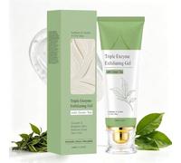 Coracode Triple Enzyme Green Tea Exfoliating Aqua Peel Gel,Coracode Deep Pore Face Exfoliant,Gel Exfoliant Bio Pour Le Corps,Exfoliants Hydratant Nettoyant En Profondeur Pour Le Visages,100 g (1PC)