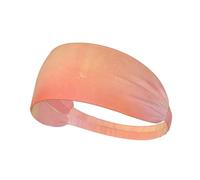 Corail Aquarelle Nuances Rose Orange,Bandeau de Sport Unisexe, Bandeau élastique Multi-usages pour Cheveux