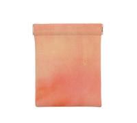 Corail Aquarelle Nuances Rose Orange, Sac de Rangement pour Femmes, Portefeuille supérieur à Presser, Petit Porte-Monnaie, Pochette de Changement