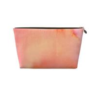 Corail Aquarelle Nuances Rose Orange, Trousse de Maquillage Trousse à cosmétiques Trousse de Toilette de Voyage Portable Pochette de Toilette