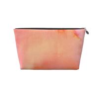 Corail Aquarelle Nuances Rose Orange, Trousse de Toilette Trousse de Maquillage Sac à cosmétiques Trousse de Toilette de Voyage Portable