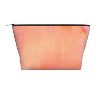Corail Aquarelle Nuances Rose Orange, Trousse de Toilette Trousse de Maquillage Sac à cosmétiques Trousse de Toilette de Voyage Portable