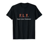 Corail Color First Love Yourself Coral Graphic T-Shirt