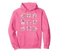 Corail Reef Sea Ocean Girl Pink Coquette Bow Sweat à Capuche