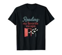 Corail turquoise lisant mon livre d'évasion préféré T-Shirt