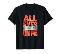 Coral All Eyes on Me Coral Color Graphic T-Shirt