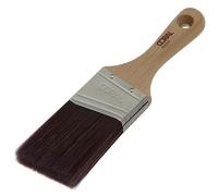 Coral Aspire 31723 Pinceau professionnel à coupe ferme inclinée avec profil court plat pour une coupe rapide et précise Finition ultra lisse avec émulsion commerciale ou manche en bois FSC brillant