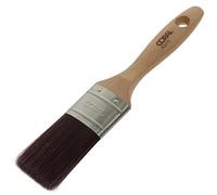 Coral Aspire 31742 Pinceau professionnel à coupe droite avec profil ovale pour une finition ultra lisse et précise avec émulsion commerciale ou manche en bois FSC brillant 31742