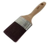 Coral Aspire 31745 Pinceau professionnel à coupe droite avec profil ovale pour une finition ultra lisse et précise avec émulsion commerciale ou manche en bois FSC brillant 7,6 cm