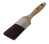 Coral Aspire 31763 Pinceau professionnel à coupe ferme inclinée avec profil ovale pour une coupe rapide et précise Finition ultra lisse avec émulsion commerciale ou manche en bois FSC brillant 5,1 cm