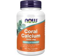 CORAL Calcium 1000 mg 100 Veg Capsules Now Foods