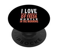 Coral Color Fresh Hustle Coral Graphic PopSockets PopGrip Adhésif