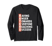 Coral Color H.A.T.E.R.S. Coral Graphic Manche Longue