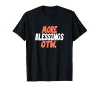 Coral Color More Blessings Coming Y'all Coral Graphic T-Shirt