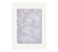 Coral design - Tapis structuré de méditation - Oyster White - 280 x 390 CM