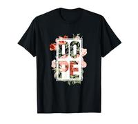 Coral Dope Flowers Coral Color Graphic T-Shirt