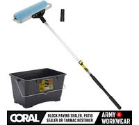 Coral Edmonton 12" Kit Rouleau à Monture Double Manche Long Poils Longs