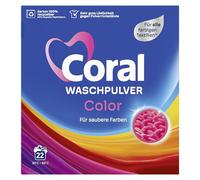 Coral Lessive en poudre Color efficace pour des couleurs propres 22 lavages