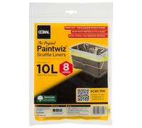 Coral Paintwiz 73335 Lot de 8 Sacs de Peinture avec Coreflex 10 l Nettoyage Rapide et Facile