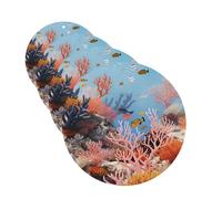 Coral Reef Lot de 4 cartes parfumées à suspendre pour voiture, aromathérapie, armoire, salle de bain, voiture, miroir intérieur