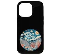 Coral Reef Plongée sous-marine Océan Nuit étoilée Coque pour iPhone 13 Pro