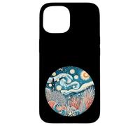 Coral Reef Plongée sous-marine Océan Nuit étoilée Coque pour iPhone 15