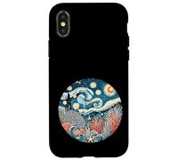 Coral Reef Plongée sous-marine Océan Nuit étoilée Coque pour iPhone X/XS
