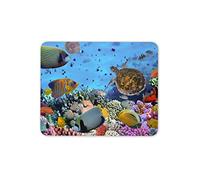 Coral Reef Tapis de Souris Pad - Poissons d'aquarium Sea Fun Tropical Gift PC Ordinateur # 8475
