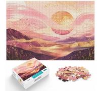 Coral Sky Puzzle 1000 Pièces, Cadeau Nouvel an, 1000pcs (40x28cm) | Pour se détendre après le travail : Puzzle adulte 1000 pièces ; quand un loisir concentré aide à décrocher.